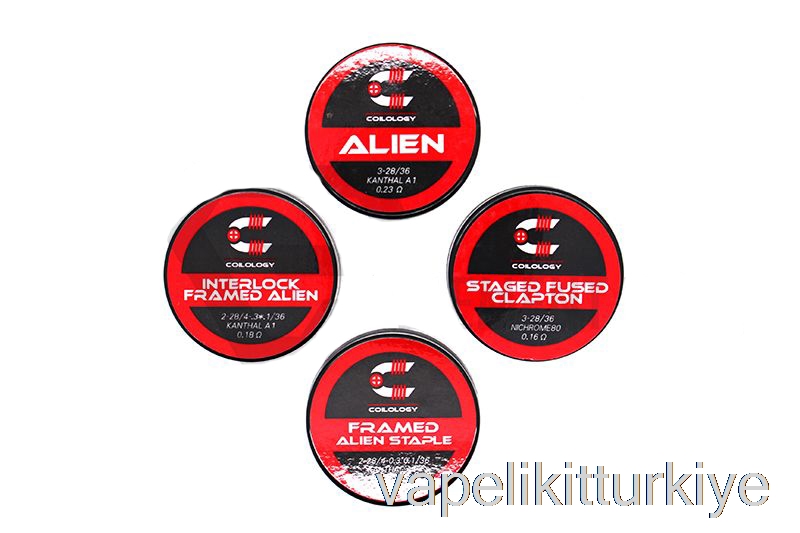 Vape Likit Koiloloji Performansı önceden Oluşturulmuş Bobinler Kilitleme çerçeveli Uzaylı - 0.12ohm Ka1